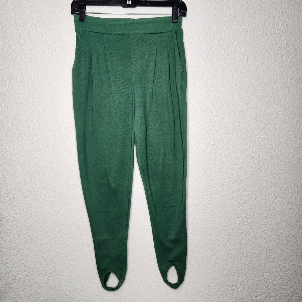 White Stag Stirrup Pants Forest Green Womens Size Medium Vintage